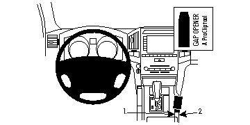 Brodit montážní konzole na palubní desku 834560