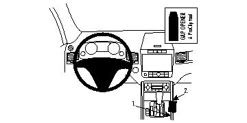 Brodit montážní konzole na palubní desku 834596