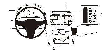 Brodit montážní konzole na palubní desku 853655