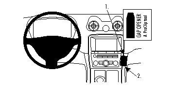 Brodit montážní konzole na palubní desku 854499